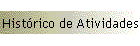 Hist�rico de Atividades
